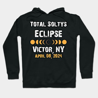 Total Soltys Solar Eclipse Victor NY 2024, 04.08.24 New York Hoodie